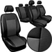 Huse pentru scaune auto Auto-Dekor Comfort Piele Ecologica Gri
