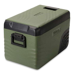Frigider portabil de voiaj auto cu compresor Yolco KX30 GREEN 25L + căști wireless impermeabile