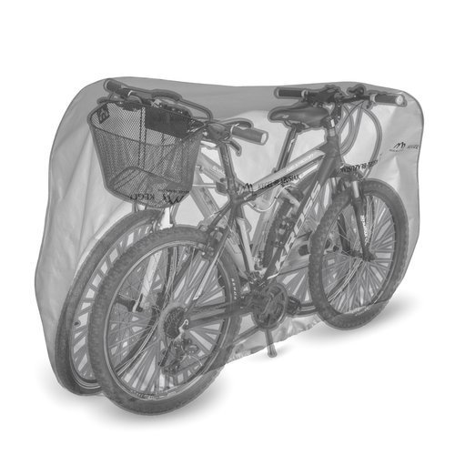  Husa pentru 2 biciclete, impermeabila, gri, marimea 2xL, 180-200 cm 
