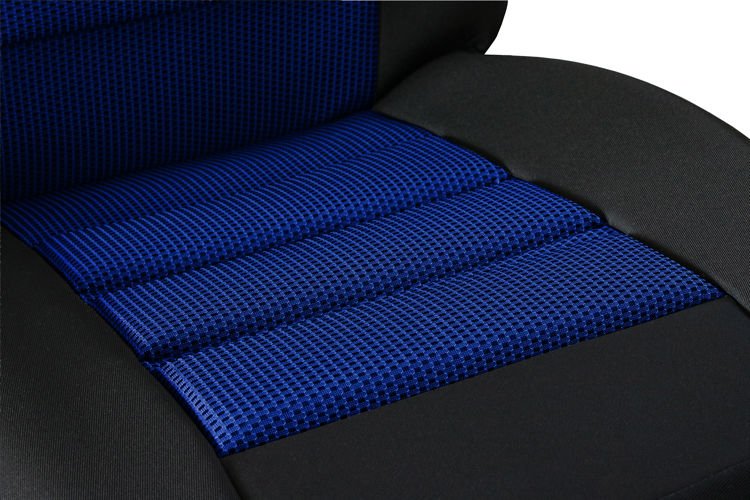 Husa matlasata pe scaunul din fata VIP ERGONOMIC MODELUL 7, culoare albastru