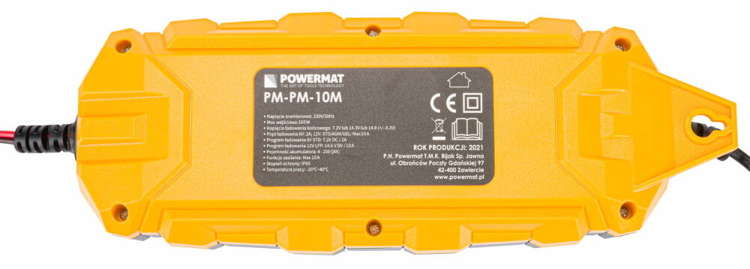 Redresor cu microprocesor pentru baterie 12/24V 10A POWERMAT